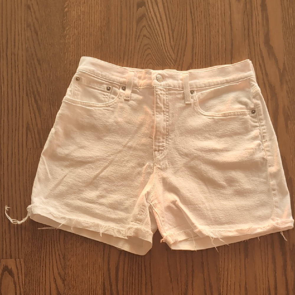 J. Crew White Jean Shorts, Size 29